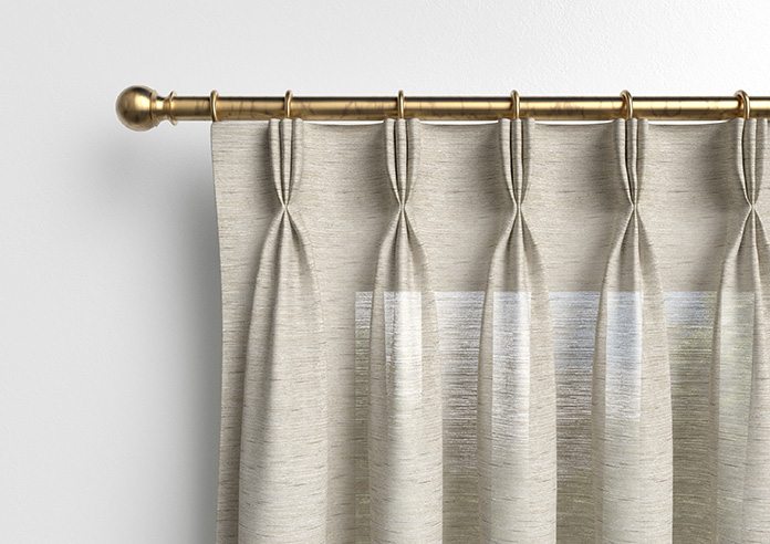 Sahara Voile, Metallic Sand - Made to Measure Curtains - Image 12